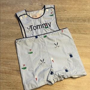 Smockingbord 12 month “Tommy one piece EUC